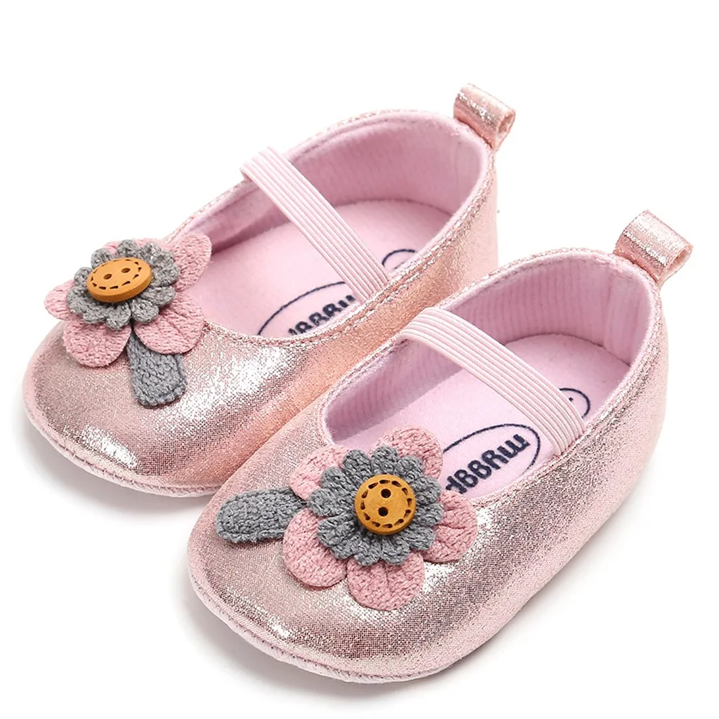 First Walkers Baby Shoes Girls Flower Bling Cuty Pricess Fashion Toddler Kid Schoenen Scarpe Neonata |