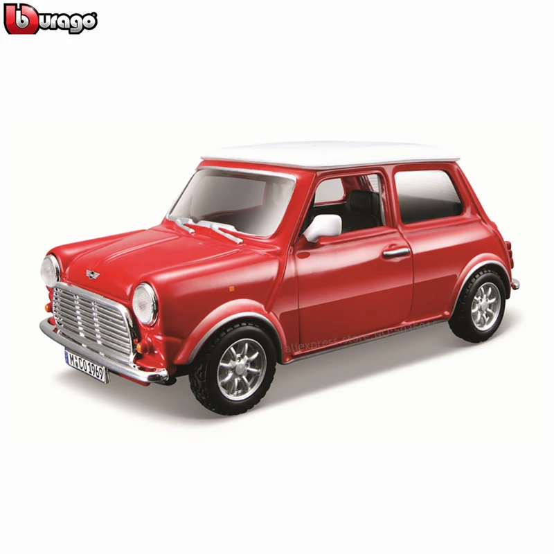 Bburago 1:32 1969 BMW миниатюрная медная модель автомобиля из сплава оргстекло