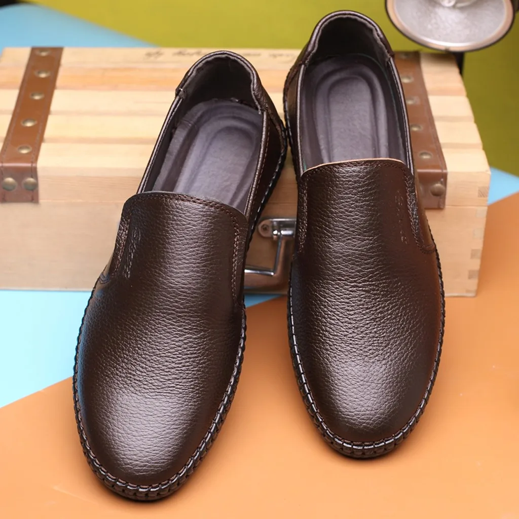 KANCOOLD модная мужская обувь в деловом стиле Мужская дышащая горошек без застежки