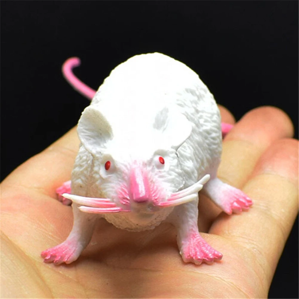 

Simulation Long Tail Mouse Rat Trick Joke Toy Photo Props Halloween Party Decor Gift for children