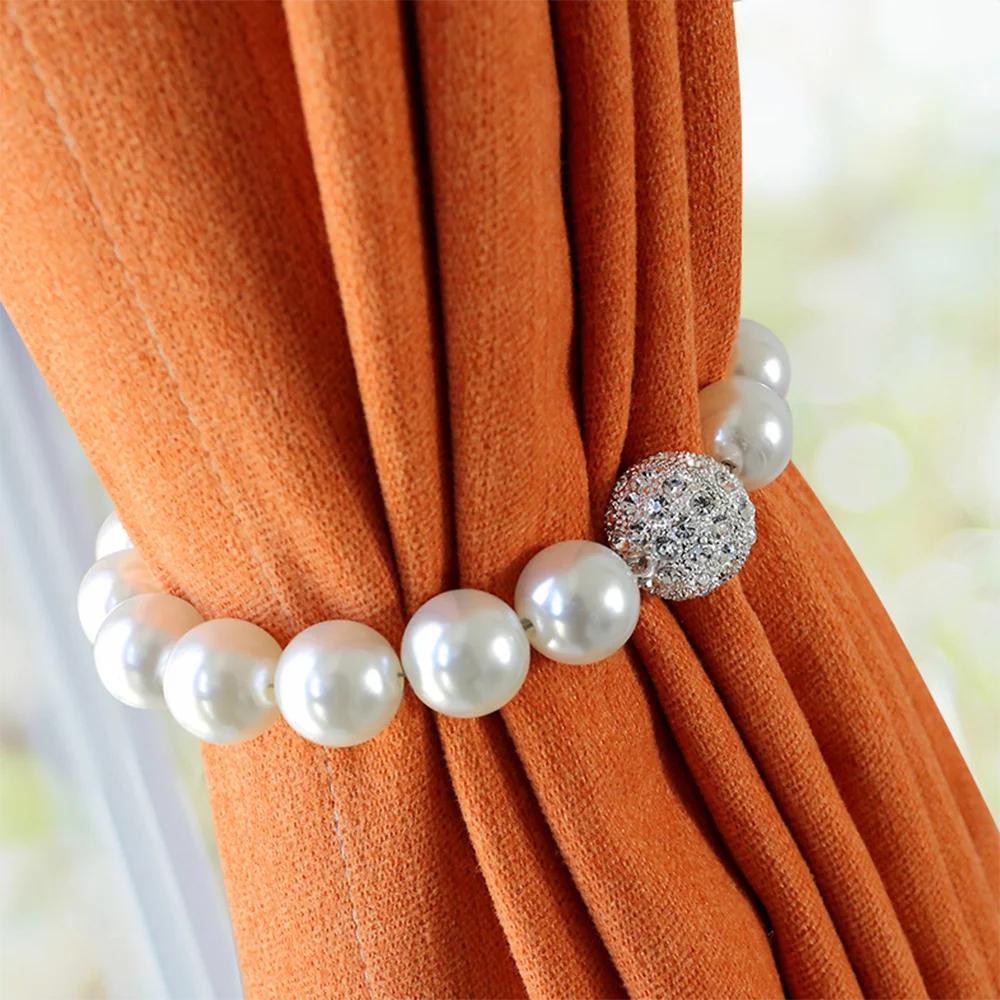 Магнитная пряжка для штор современный занавес ремень корейский стиль ABS жемчуг