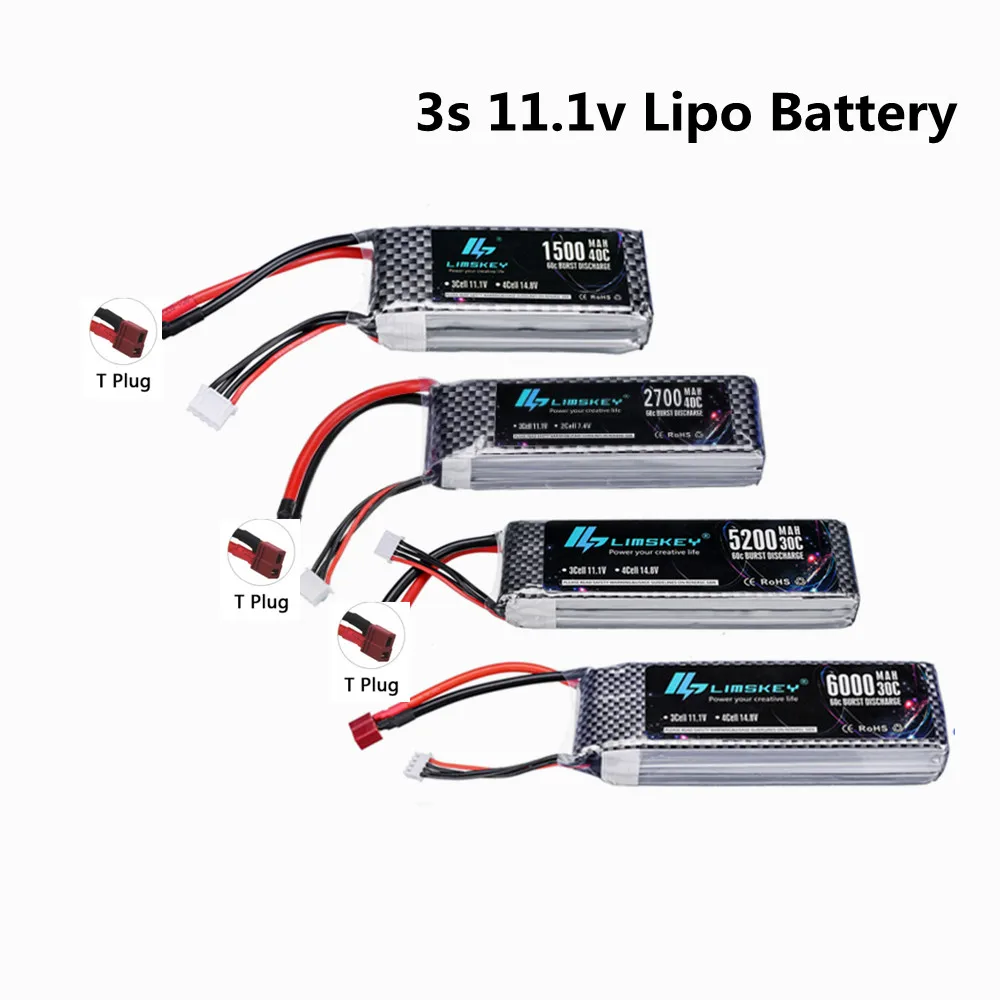 

Литий-полимерный аккумулятор 3s 11,1 В для радиоуправляемых автомобилей, лодок, самолетов, вертолетов, запчасти 1500 мАч, 2200 мАч, 2700 мАч, 3000 мАч, 4200...
