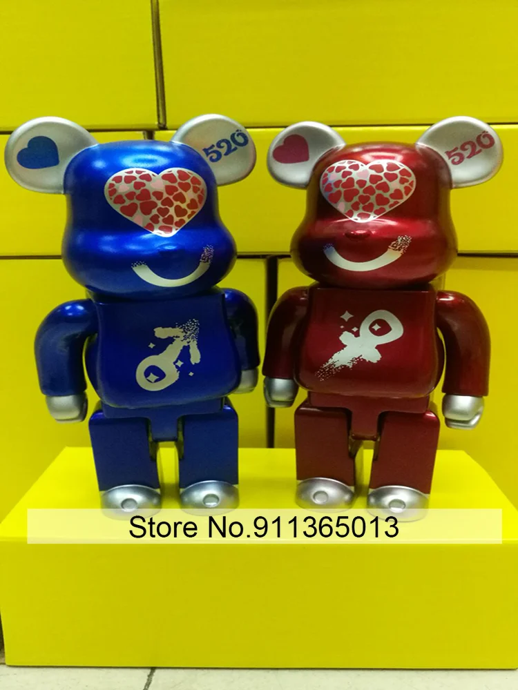 

Bearbricklys 28cm 400% Bear&bricklys Toy Blocks Bear Toy Action Toy Figures Garage Kits Dolls Kids Toys