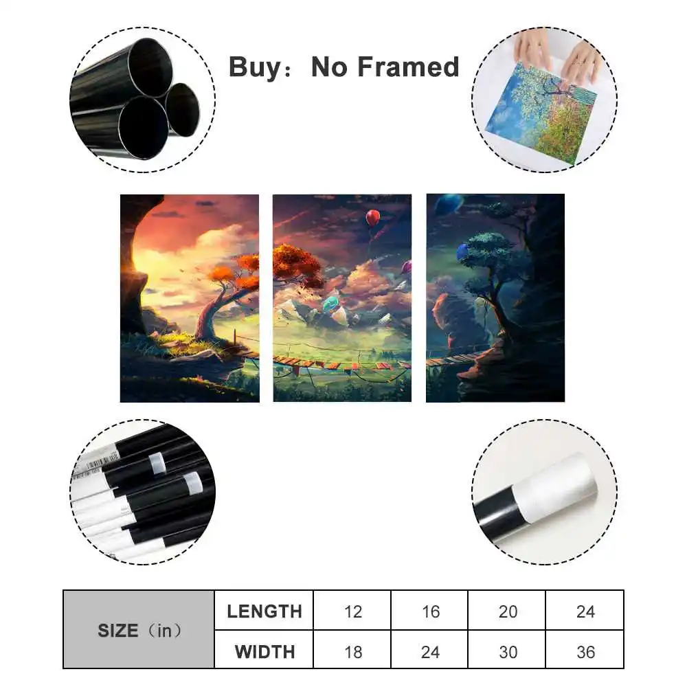 

Balloon oil painting poster living room decoration painting canvas wall art living room