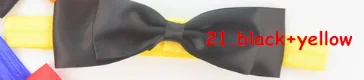 21 Factory direct children's hair band Princess double red bow hair rope baby headband full moon - Color: 21
