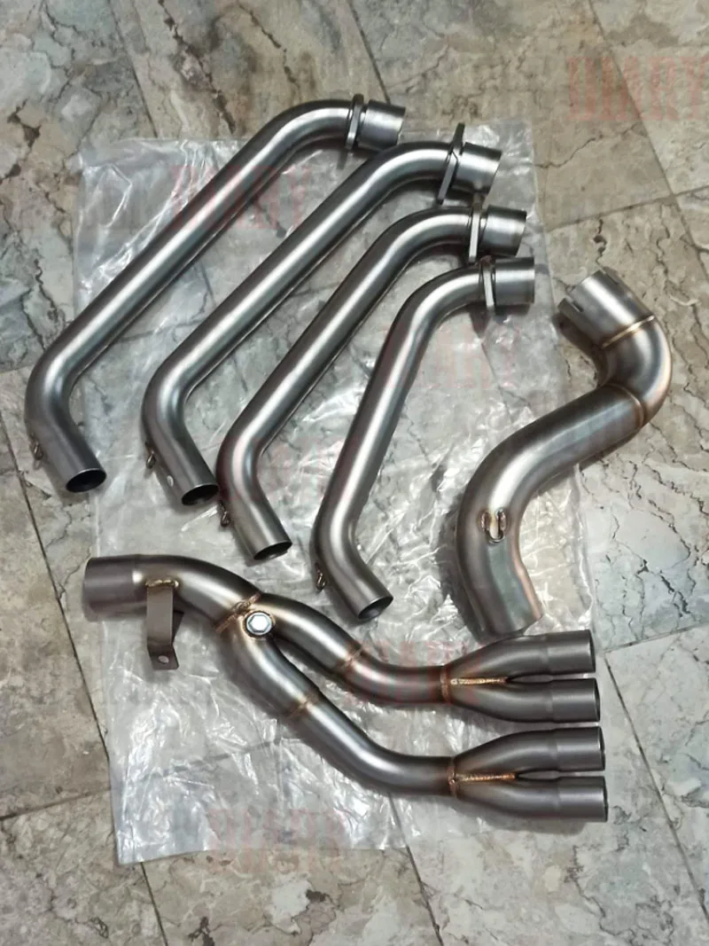 CBR650F CBR650 CB650F выхлопная труба мотоцикла без шнуровки передняя мото полная система