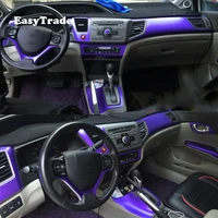 for honda civic 9th accessories car sticker carbon fiber colour pattern interior sticker a set decal trim styling accessories