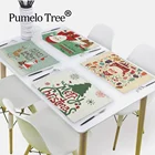 Рождественская салфетка 42*32 см Санта Клаус рождественские украшения для дома рождественские вечерние подарки 2020 новый год Adornos De Navidad