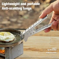 dish clamp pot pan gripper clip hot dish plate bowl camping anti scald pan clip tableware outdoor picnic handle holder clip1