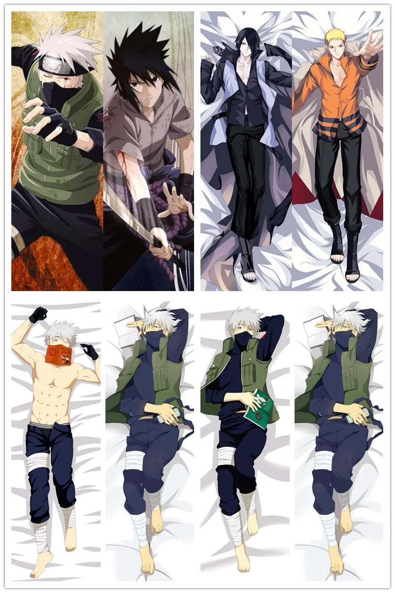 Аниме Dakimakura тело Наруто 150x50 см 100x35 см наволочка манга 1