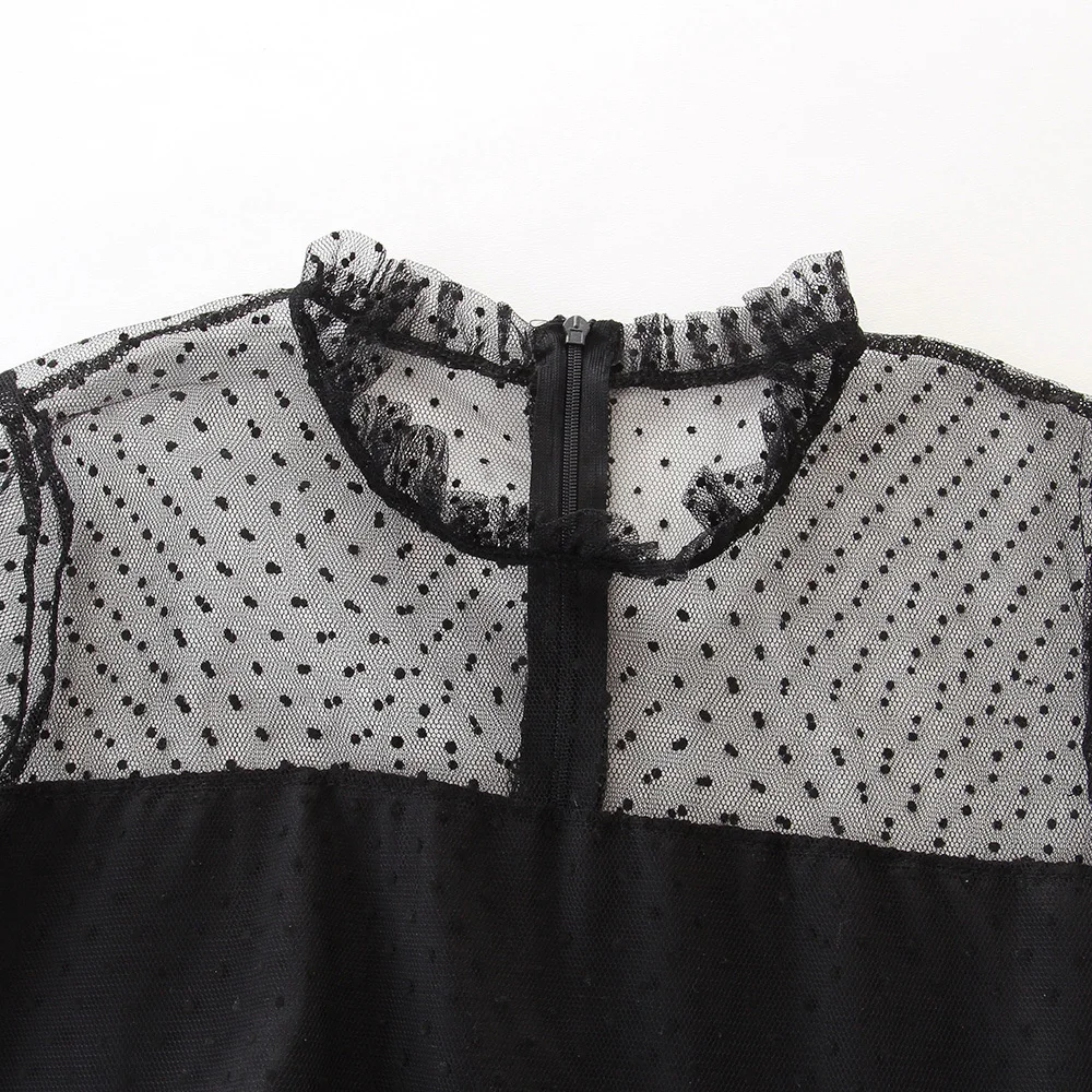 Парная одежда для мамы и моей семьи черное кружевное платье девочек детская |