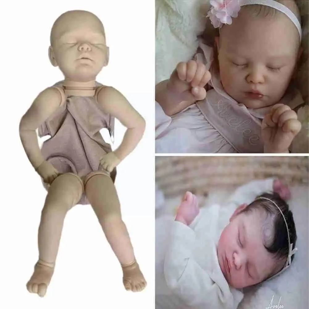 

20Inch Reborn Doll Kit With Certificate Avelee Popular Kit Sleeping Doll Baby WIth Lifelike Body A9E6