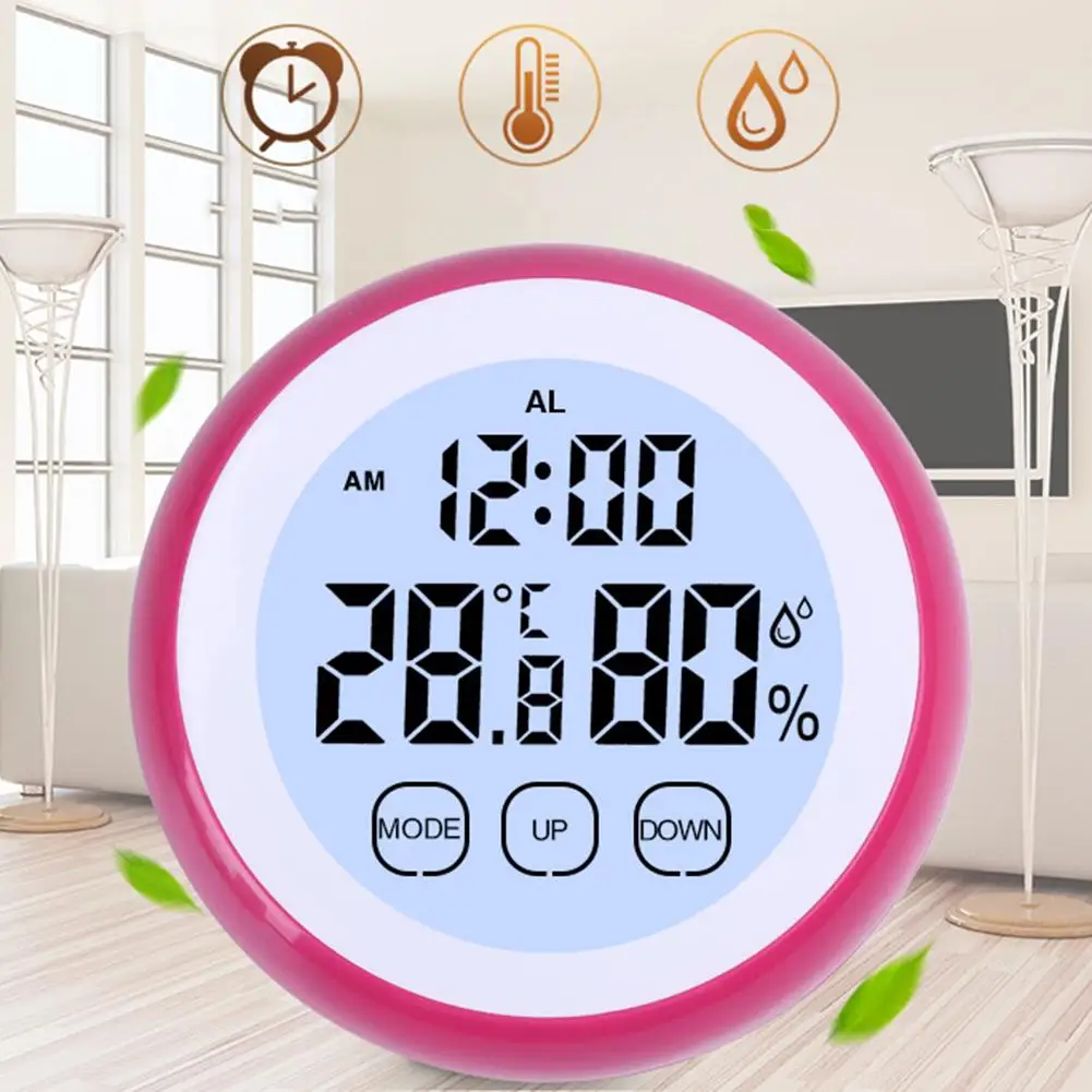 Милый большой экран измеритель температуры Магнитный цифровой термометр