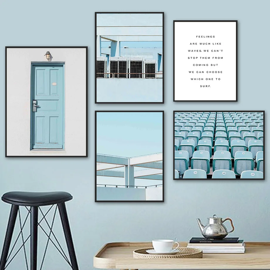 

Rooftop Assembly Hall Door Reference Wall Art Canvas Painting Nordic Posters And Prints Wall Pictures For Living Room Home Decor