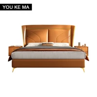 modern bedroom furniture leather soft back bed 1 51 8m double bed