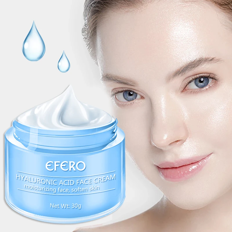 

EFERO Hyaluronic Acid Cream for Face Serum Day Night Cream Moisturizing Hydrating Nourish Shrink Pores Snail Repair Face Cream