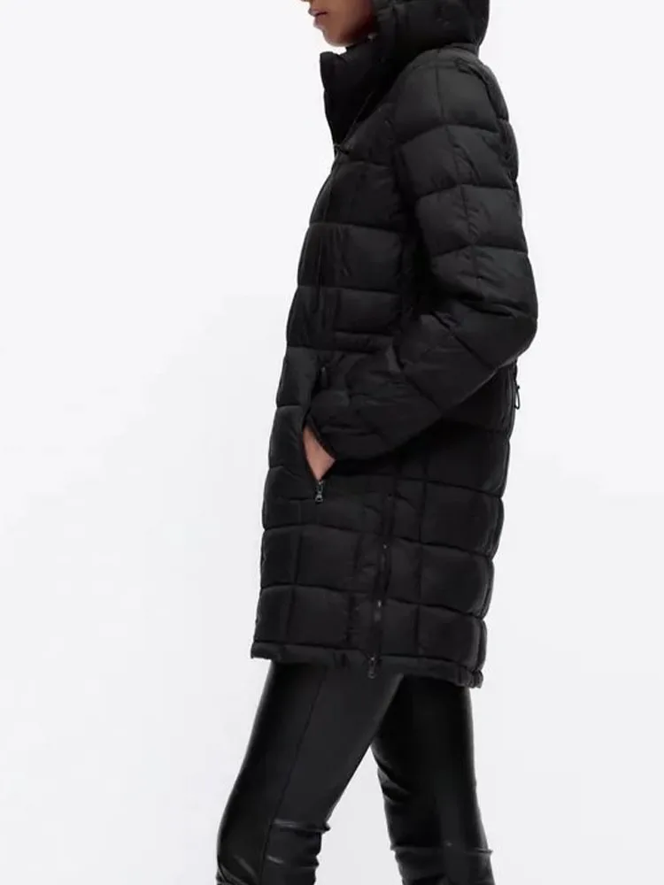 Женская Повседневная осенняя куртка ZA универсальная переносная хлопковая