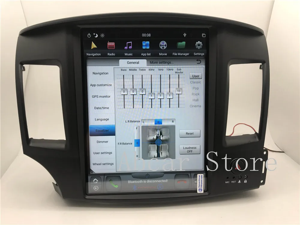 12,1 ''Tesla стиль Android 8,1 автомобильный dvd-плеер gps навигация для Mitsubishi Lancer EVO 2007- стерео радио PX6 HDMI авто ips