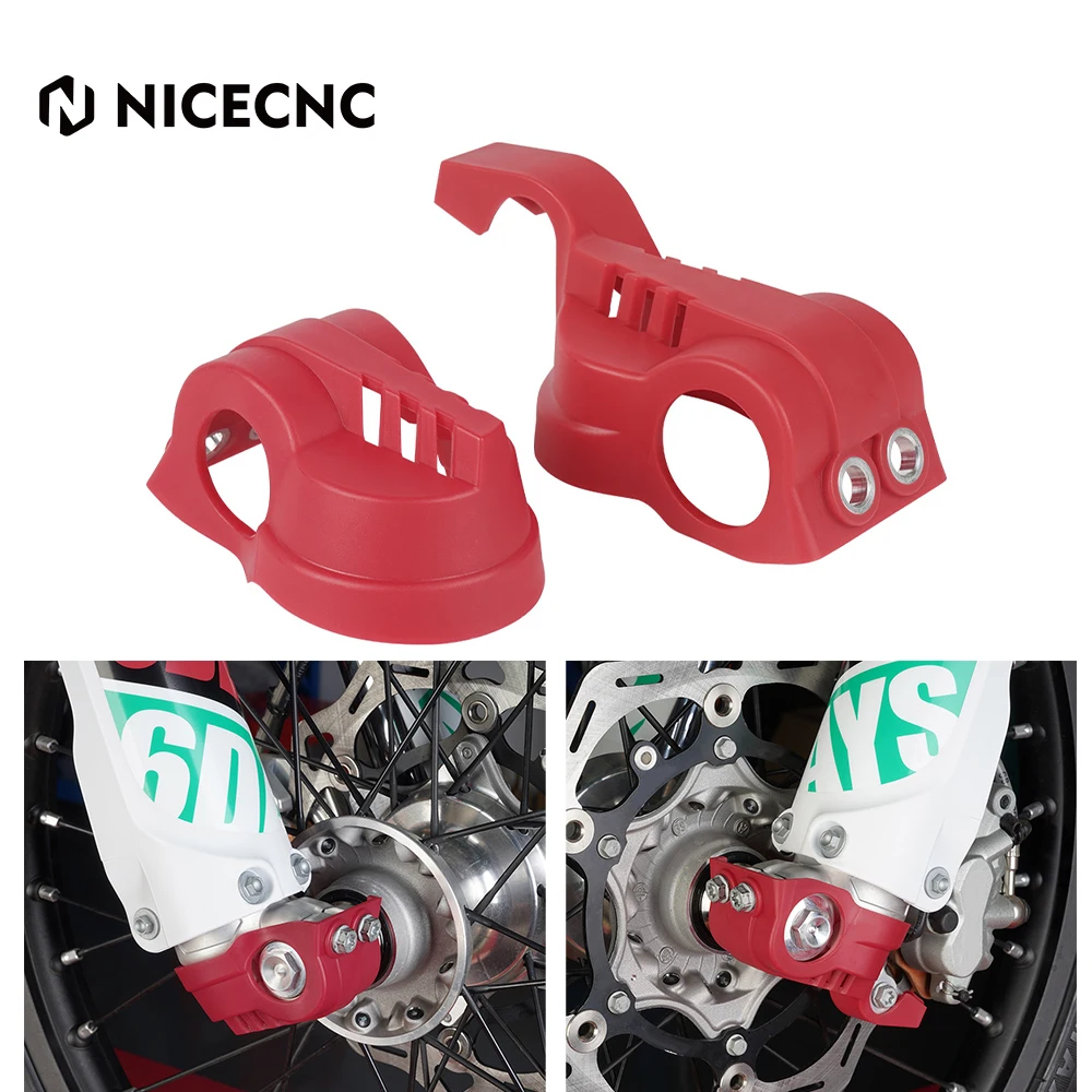 NICECNC защита башмака нижней ножки вилки для газа EX300 EC250 MC125 EX250F EX350F EX450F MC250F MC450F EC250F