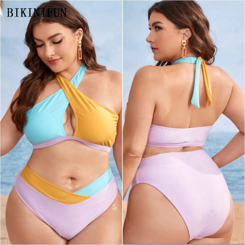 Новый купальник с перекрестным вырезом женская пляжная одежда вырезами женский