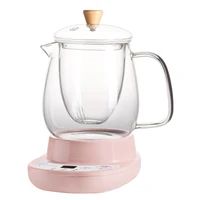small glass electric kettle pink portable adjustable temperature smart kettle ultralight modern chaleira rosa cute kettle ob50sh
