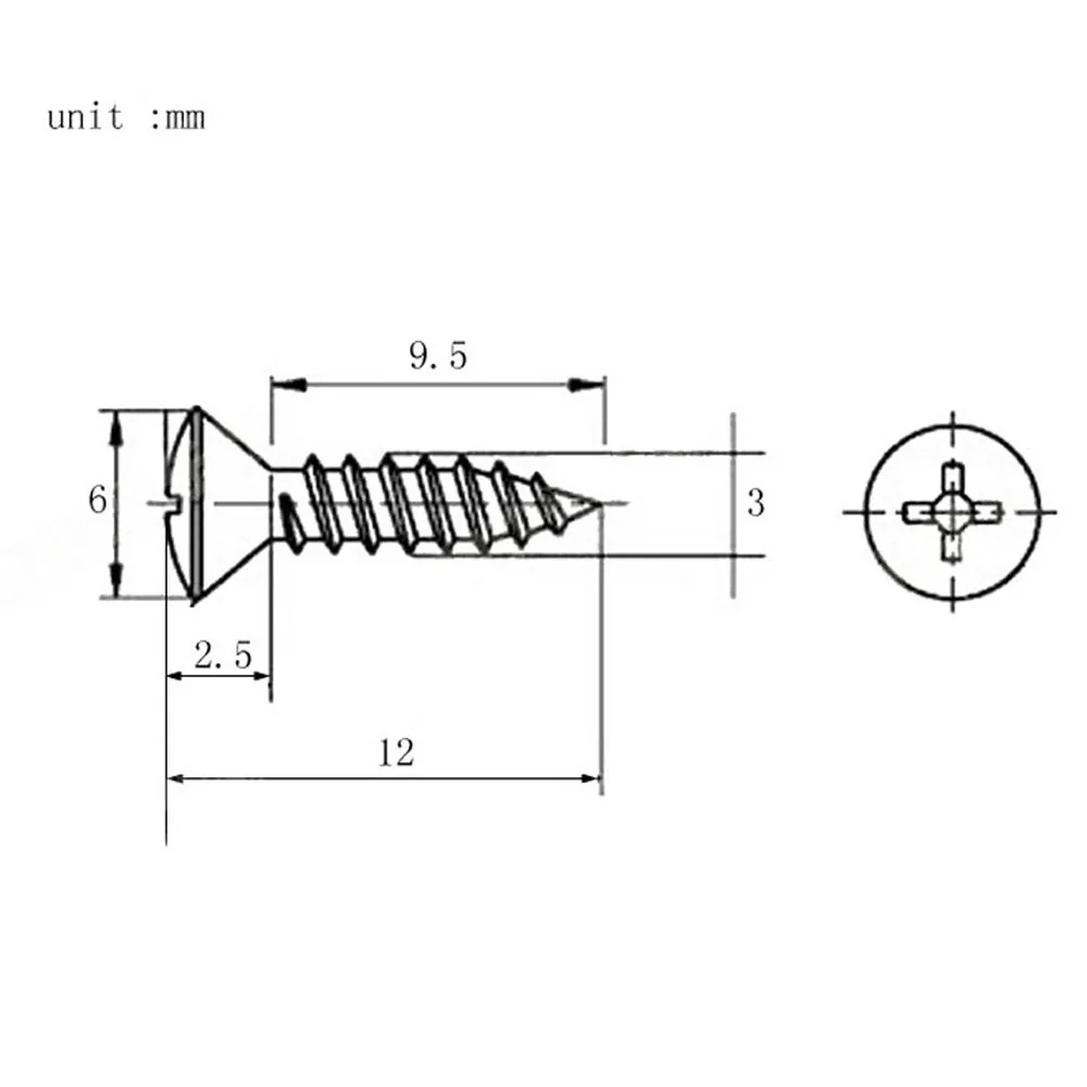 100 stücke großhandel elektrische gitarre bass gitarre schlagbrett schrauben chrom nickel farbe 312mm für schlagbrett platte montieren