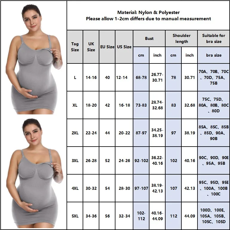 

5XL Plus Size 2021 Women's Maternity Tops Nursing Vest Breastfeeding Sleeveless Solid Color Tank Tops Pajamas For Feeding D30