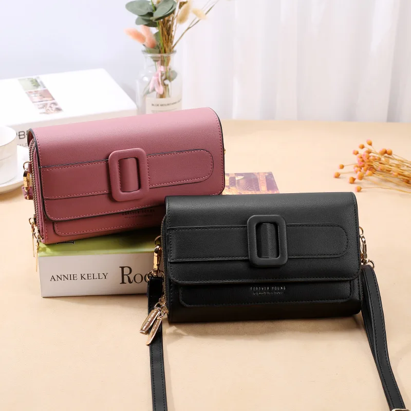 

Female bag 2020 new wallet mobile phone bag trendy color hit small square bag wild retro single shoulder messenger bag