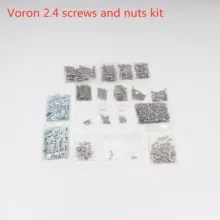 Voron 2.4 3d printer project fasteners screws nuts full kit