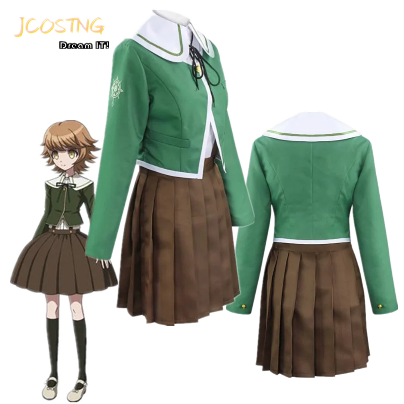 Горячая Распродажа Косплей Coetume аниме Danganronpa Kuma Chihiro Fujisaki Костюм женский JK