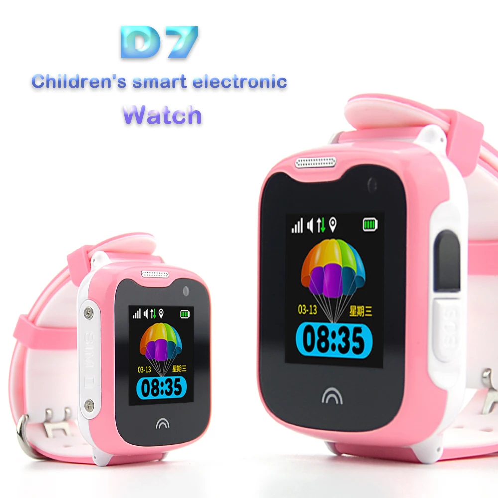 Водонепроницаемые Детские Смарт-часы D7 с GPS спортивный трекер голосовой