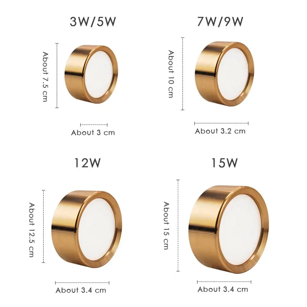 Светодиодный светильник с креплением на поверхность ультратонкий для