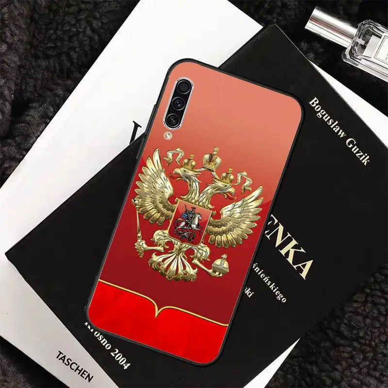 

Russia Flags Emblem Phone Case For Samsung galaxy S 7 8 9 10 20 edge A 6 10 20 30 50 51 70 note 10 plus
