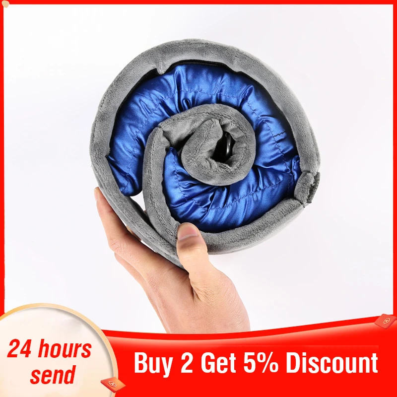 Регулируемая дорожная подушка для шеи из пены с эффектом памяти страуса дорожные