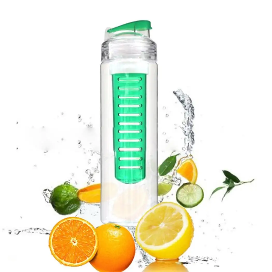 Fruit Infused Water Bottles Leak Proof Plastic for 700ML Outdoor | Дом и сад