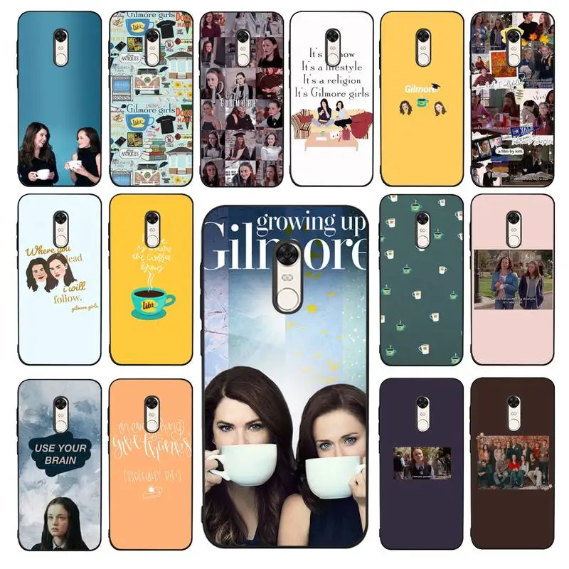 

FHNBLJ Gilmore Girls Phone Case for Redmi 5 6 7 8 9 A 5plus K20 4X 6 cover