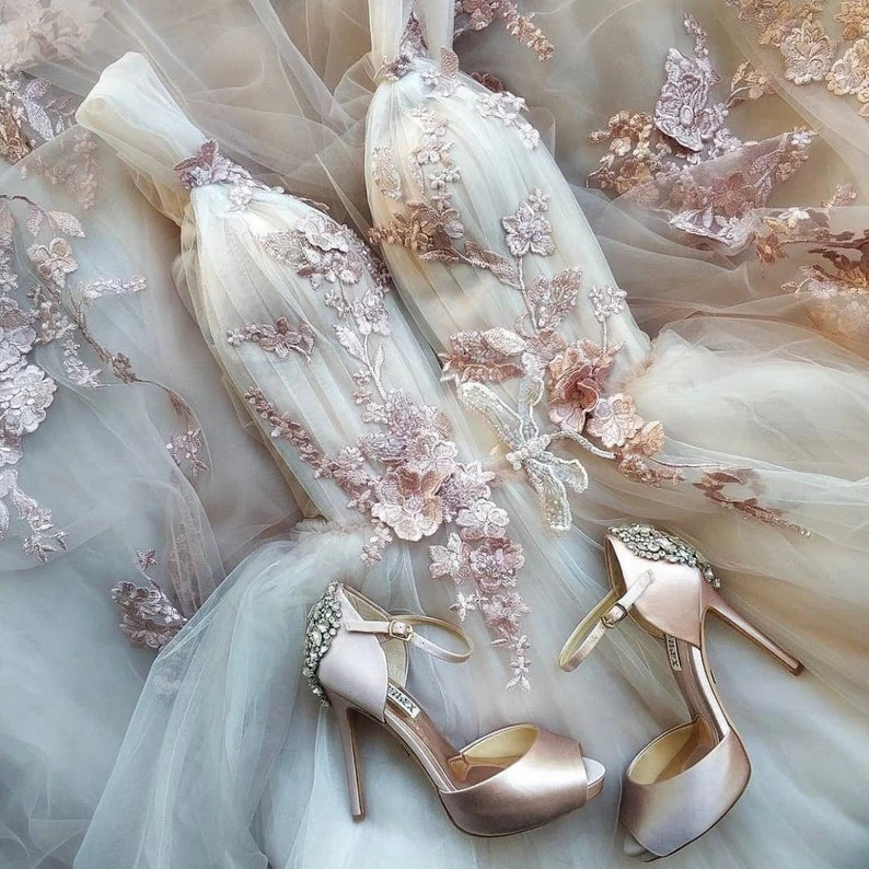 Vivian's Bridal/милое розовое свадебное платье с цветочным принтом 2019 сексуальное