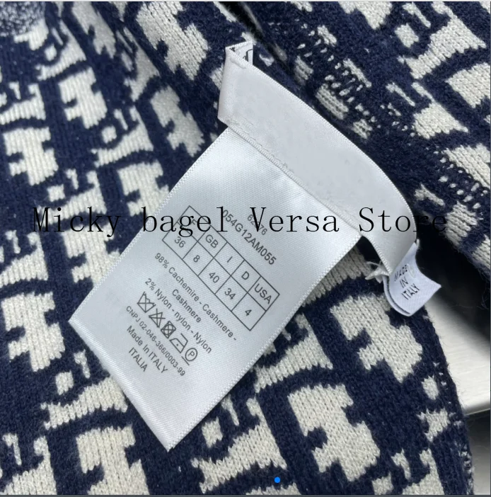 

2021 luxury brand letter printing fashion women's top temperament hooded double-sided wear versatile knitted cashmere coat