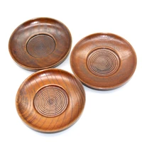 3pcs small wooden plates household dishes flavored plates dish plates kitchen snack plates fruit plates dinner plates