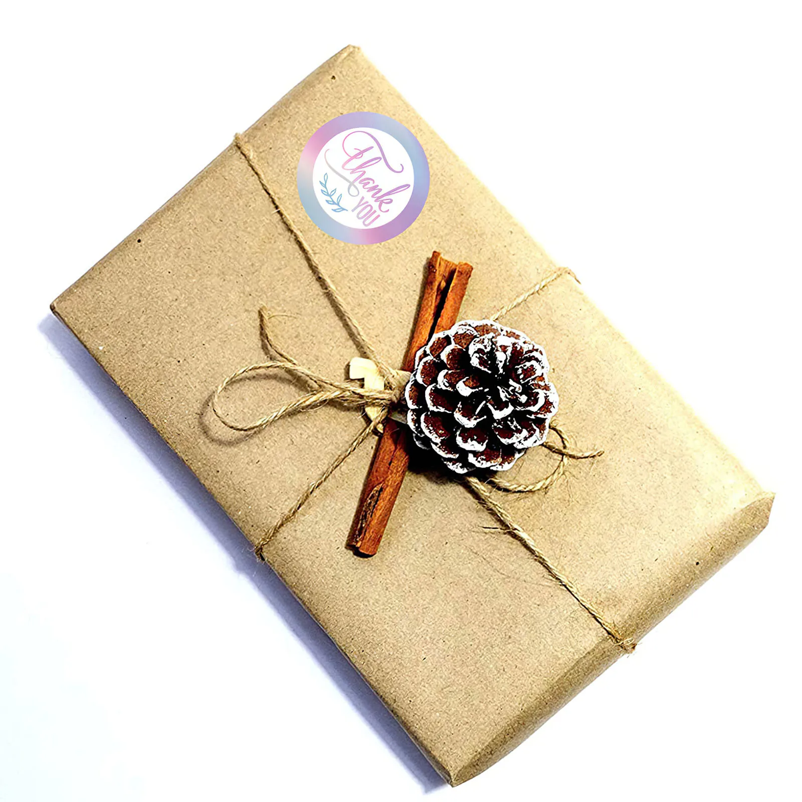 

Tank You Stickers Multipurpose Round Stickers Exquisite Adhesive Label Stickers For Box Cards Decoration