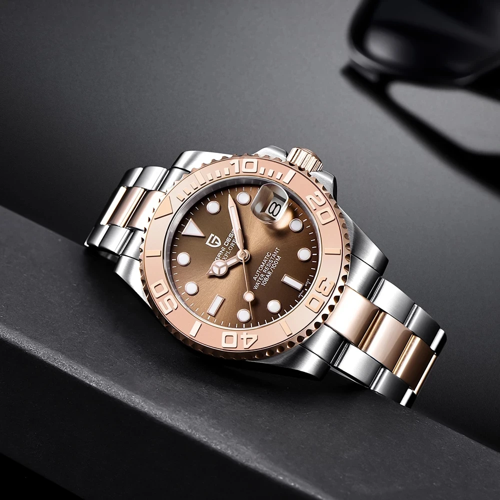 

PAGANI DESIGN Brand Men's Mechanical Watch NH35A Stainless Steel Luxury Sapphire Crystal Waterproof Automatic Watches Mens