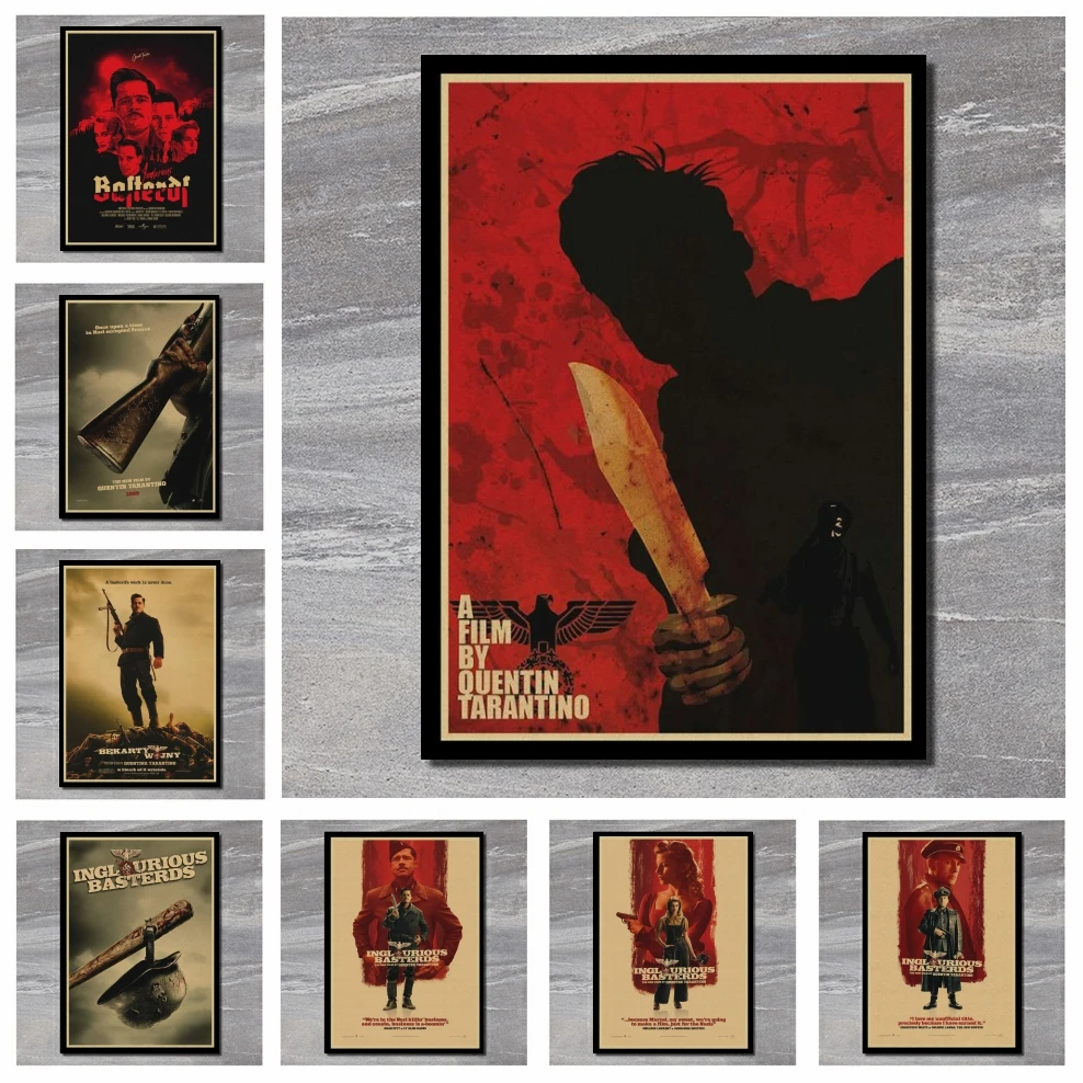 Inglourious Basterds Квентин Тарантино Классические фильмы украшение для дома крафт-фильм