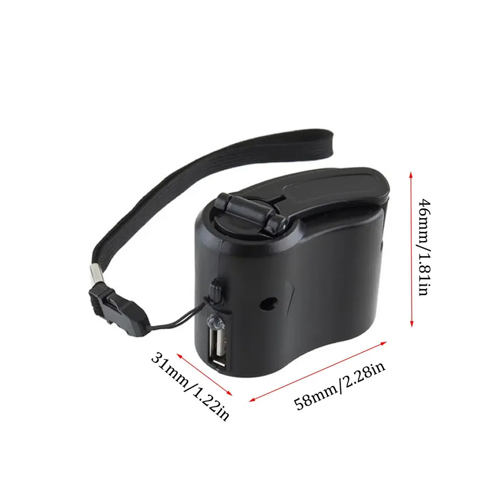 mini compact hand crank charger manual generator mobile phone emergency charger usb charger stay connected free global shipping