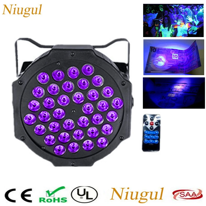 Светодиодный УФ светильник 36X3W с дистанционным управлением автоматическим