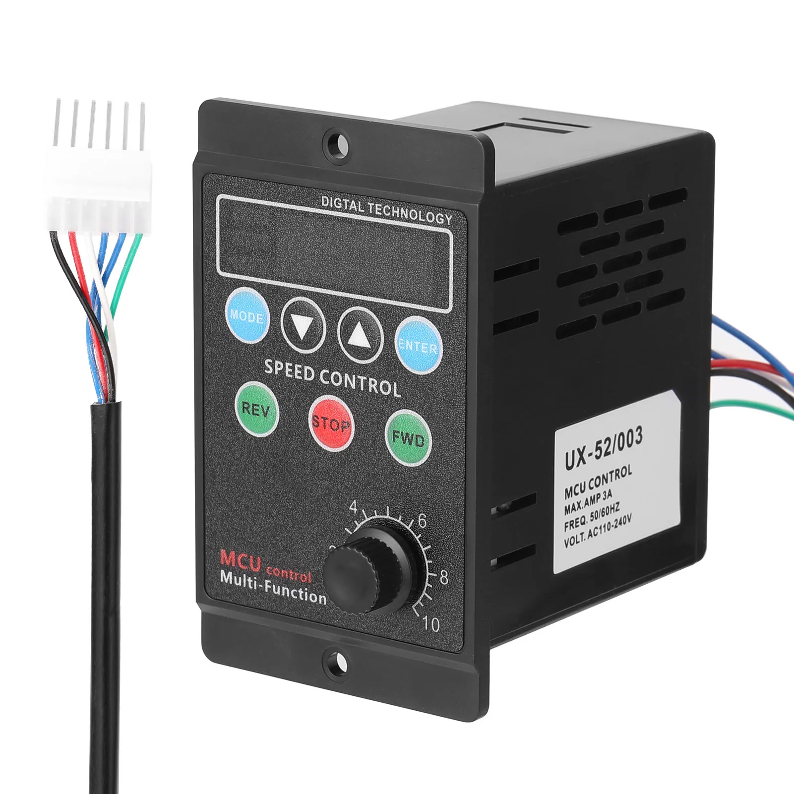 

Motor Speed Controller 400W AC220V Motor Speed Controller Motorspeed Regulator Controller Display Rate Target Value Settable