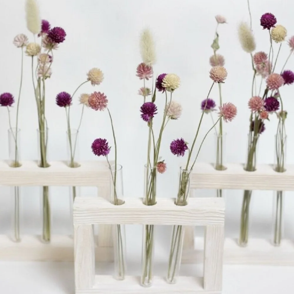 Тестовая трубка плантаторная ваза цветочные горшки настольный декор террариума