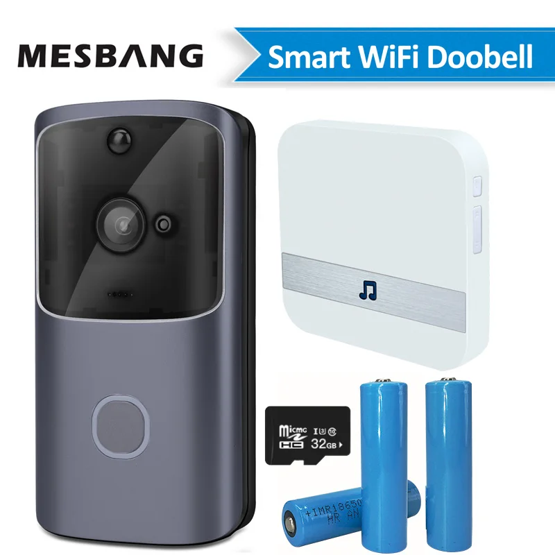 Option 6 wifi домофон видео дверной звонок батарея видео дверной звонок беспроводной дверной телефон камера домофона Поддержка TF карта - Цвет: Option 6