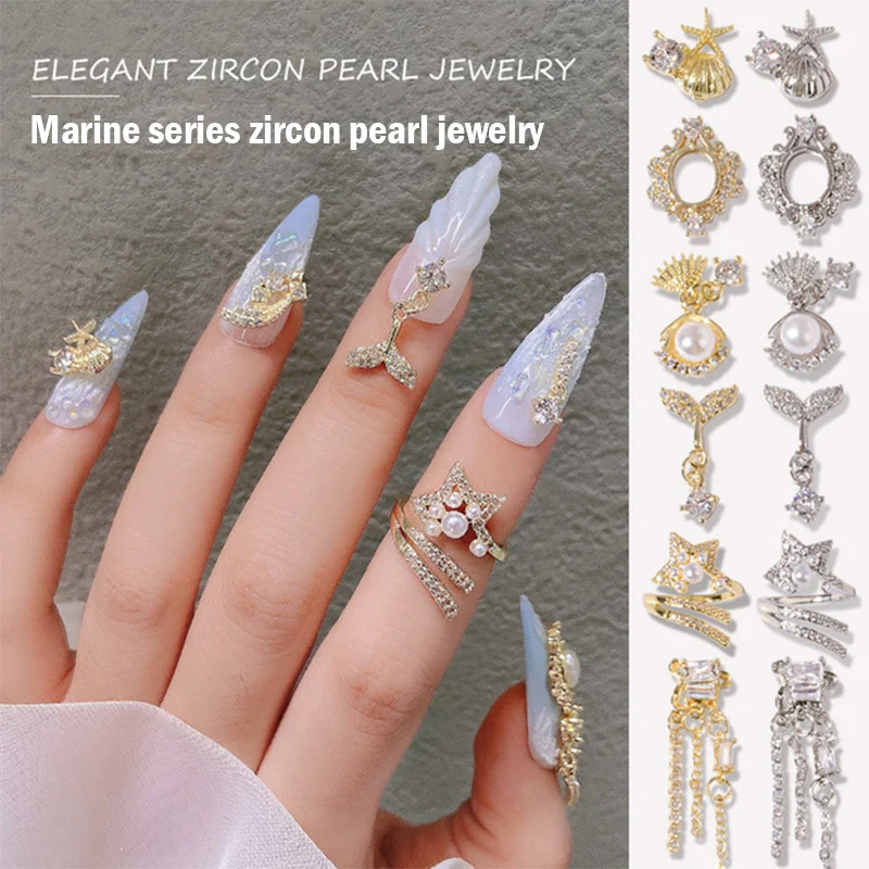 Блестки для дизайна ногтей Аксессуары маникюра Декор горные кристаллы и