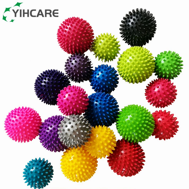 Массажер YihCare 9 5 см/7 см с шипами точечный массажный шарик роликовый массажер для