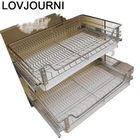 Ducha Mutfak Almacenaje Armario Platos Kuchnia Stainless Steel Cozinha Cuisine Rack Kitchen Cabinet Cestas Para Organizar Basket